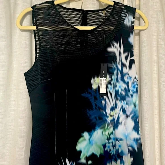 Elie Tahari Floral mesh emory dress nwt size 8 - Picture 3 of 4